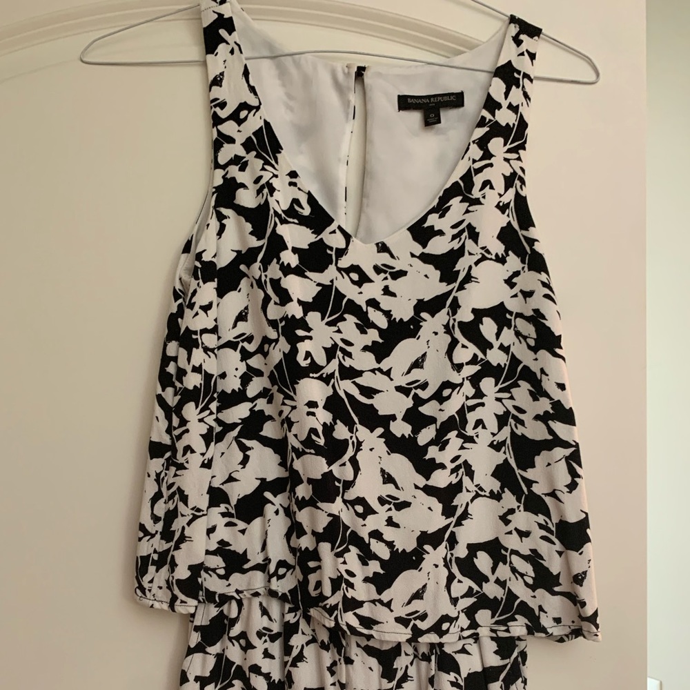 Black and White Romper